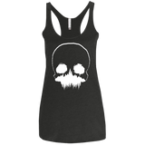 Skull Forest Women's Triblend Racerback Tank