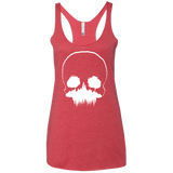 Skull Forest Women's Triblend Racerback Tank
