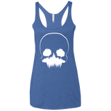 Skull Forest Women's Triblend Racerback Tank