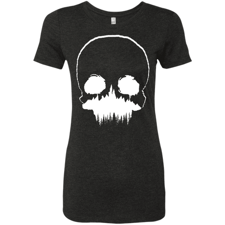 T-Shirts Vintage Black / S Skull Forest Women's Triblend T-Shirt