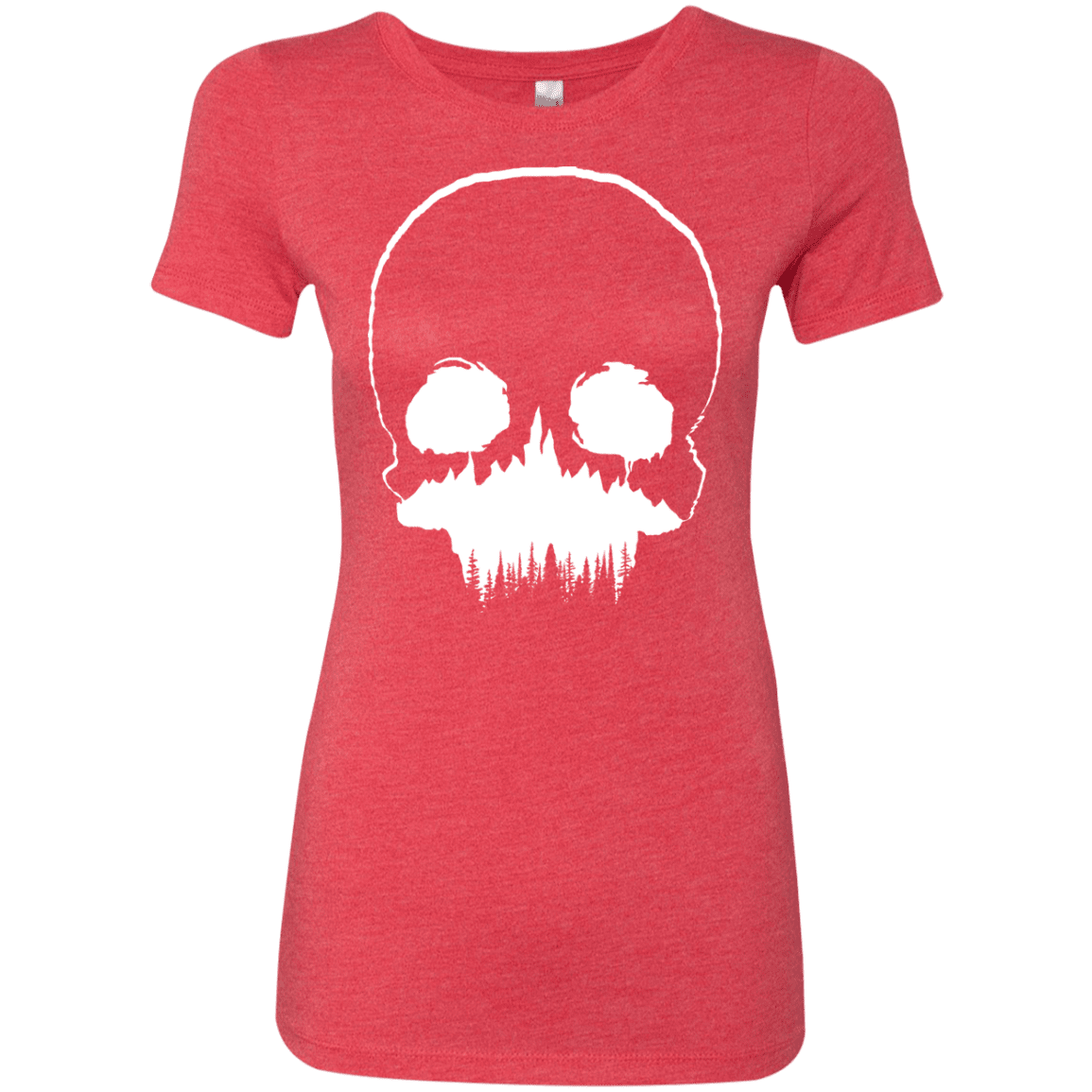 T-Shirts Vintage Red / S Skull Forest Women's Triblend T-Shirt