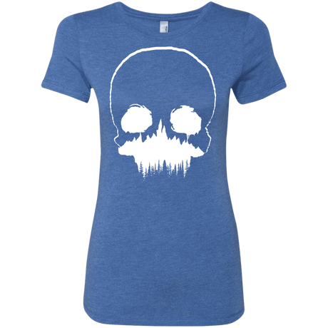 T-Shirts Vintage Royal / S Skull Forest Women's Triblend T-Shirt