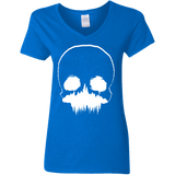 T-Shirts Royal / S Skull Forest Women's V-Neck T-Shirt