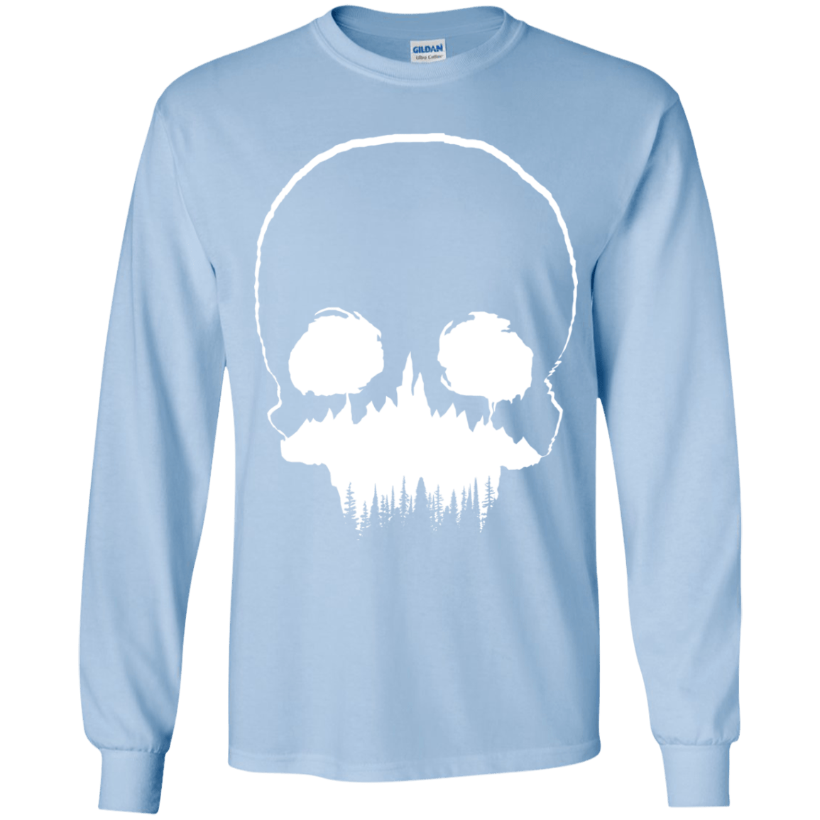 Skull Forest Youth Long Sleeve T-Shirt