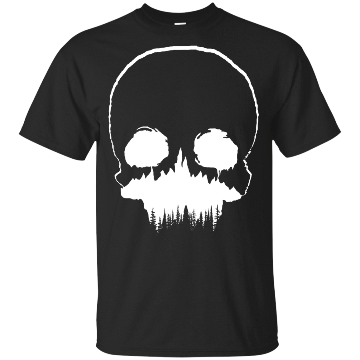 T-Shirts Black / YXS Skull Forest Youth T-Shirt
