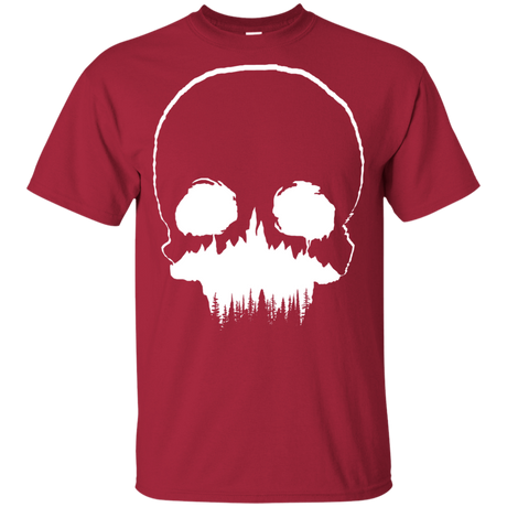 T-Shirts Cardinal / YXS Skull Forest Youth T-Shirt