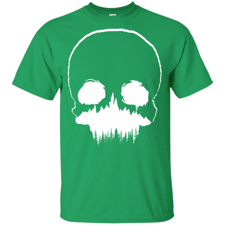 T-Shirts Irish Green / YXS Skull Forest Youth T-Shirt