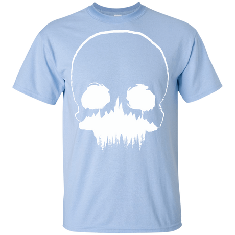 T-Shirts Light Blue / YXS Skull Forest Youth T-Shirt