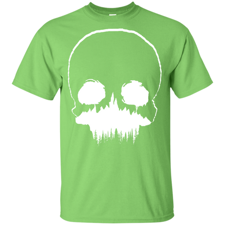 T-Shirts Lime / YXS Skull Forest Youth T-Shirt