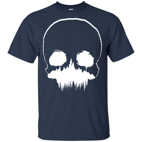 T-Shirts Navy / YXS Skull Forest Youth T-Shirt