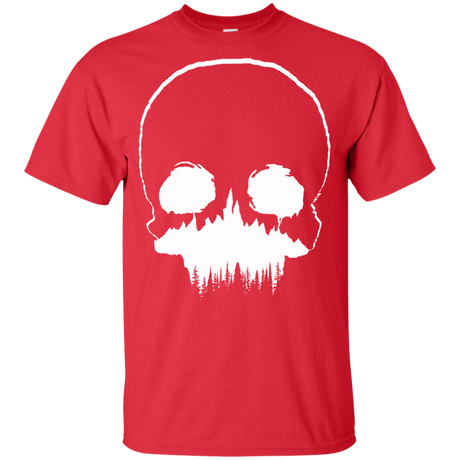 T-Shirts Red / YXS Skull Forest Youth T-Shirt