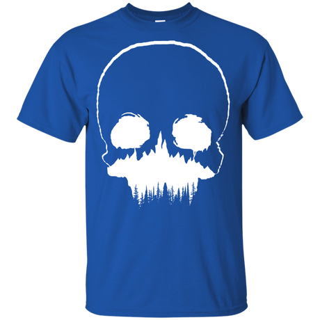 T-Shirts Royal / YXS Skull Forest Youth T-Shirt