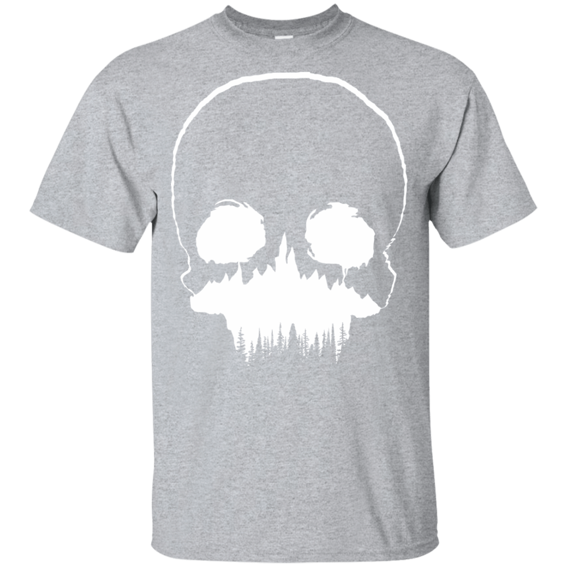 T-Shirts Sport Grey / YXS Skull Forest Youth T-Shirt