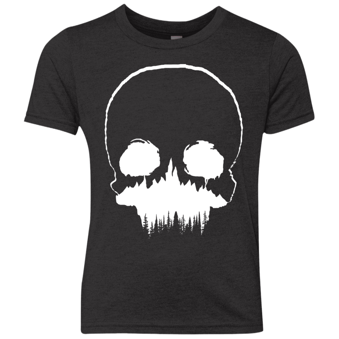 Skull Forest Youth Triblend T-Shirt