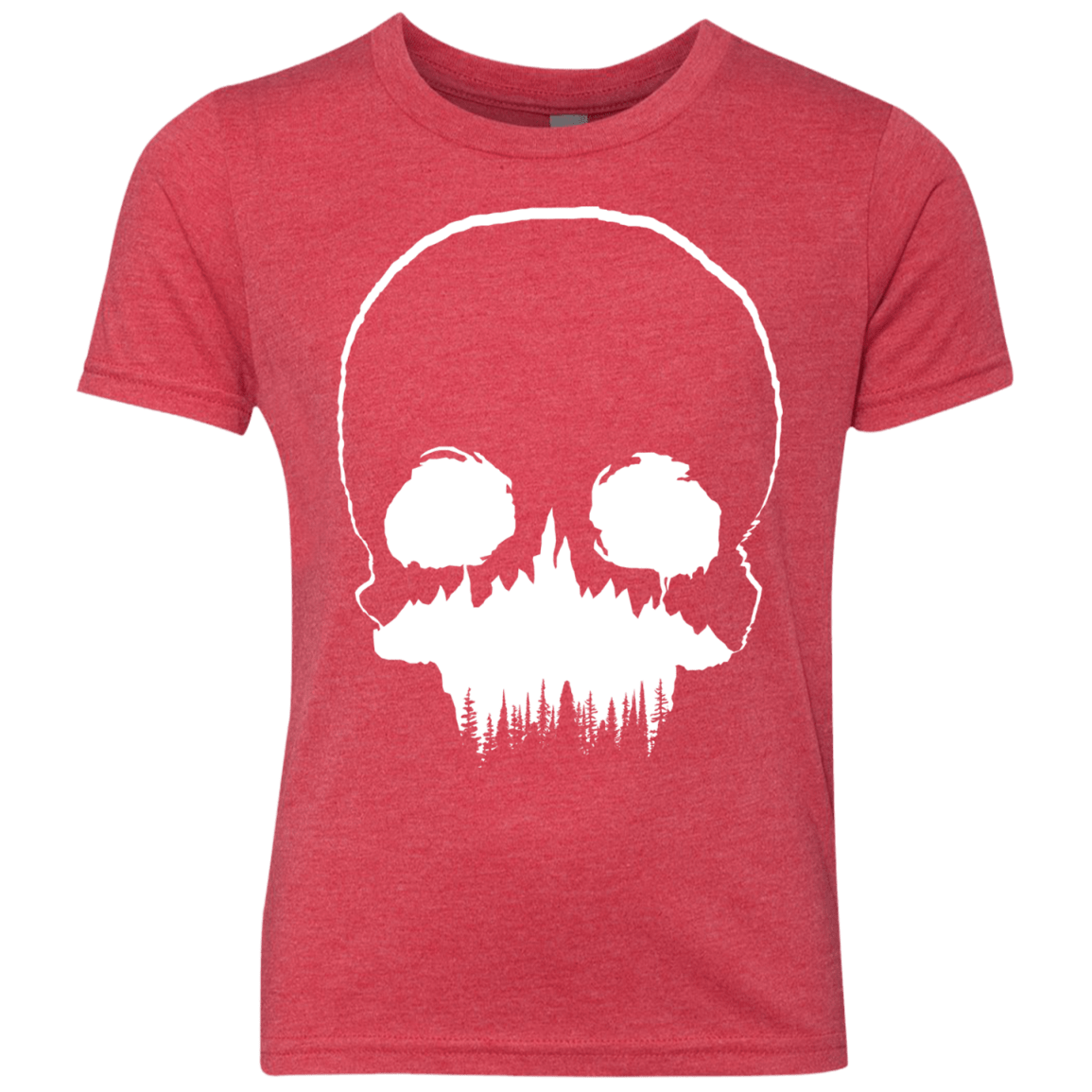 Skull Forest Youth Triblend T-Shirt