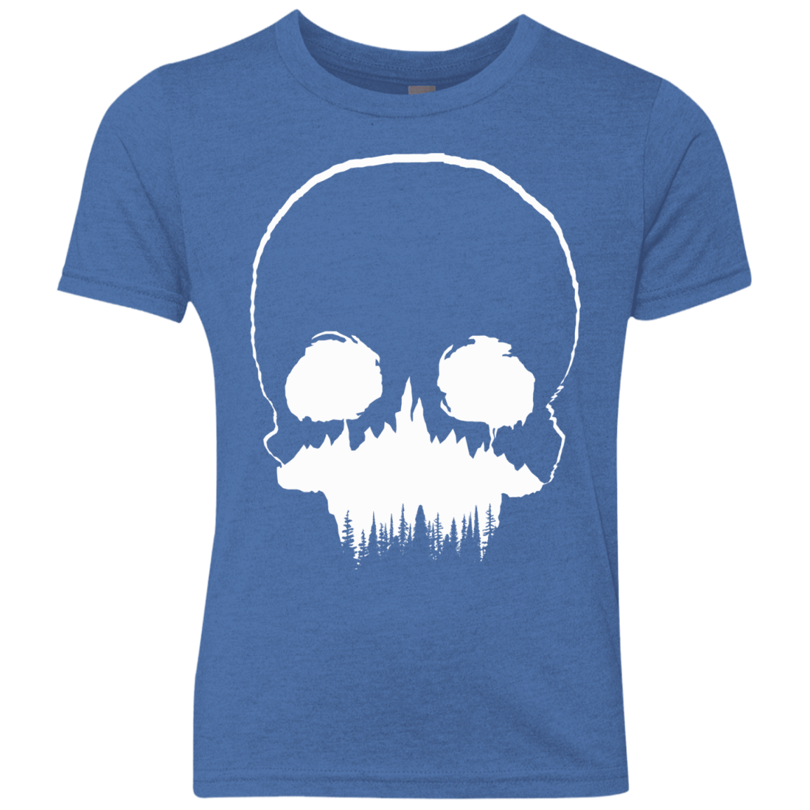 Skull Forest Youth Triblend T-Shirt