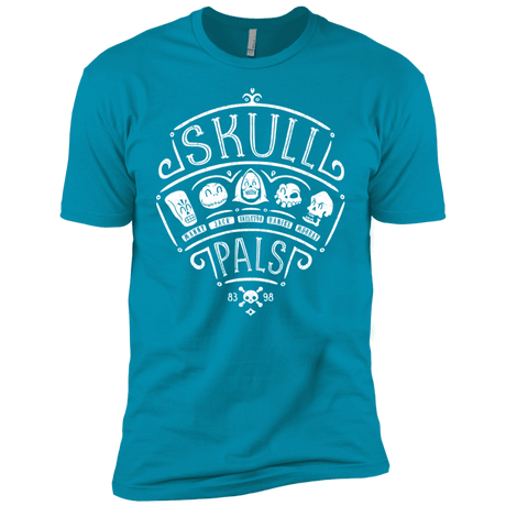 T-Shirts Turquoise / YXS Skull Pals Boys Premium T-Shirt
