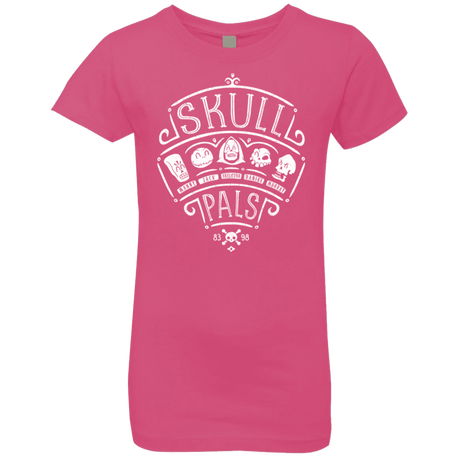 T-Shirts Hot Pink / YXS Skull Pals Girls Premium T-Shirt
