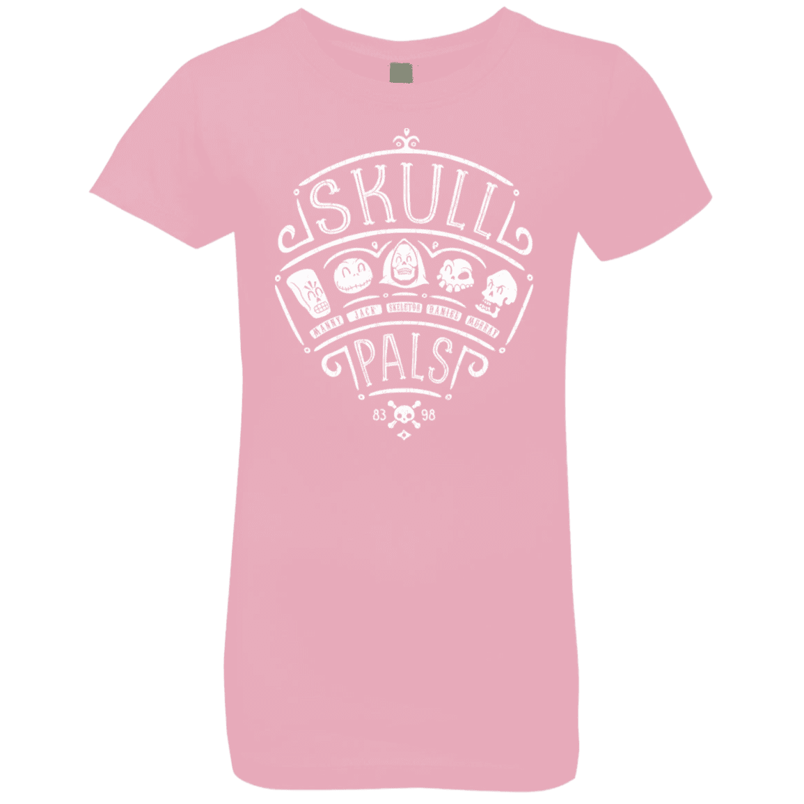T-Shirts Light Pink / YXS Skull Pals Girls Premium T-Shirt