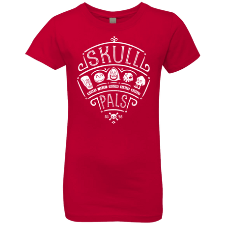 T-Shirts Red / YXS Skull Pals Girls Premium T-Shirt