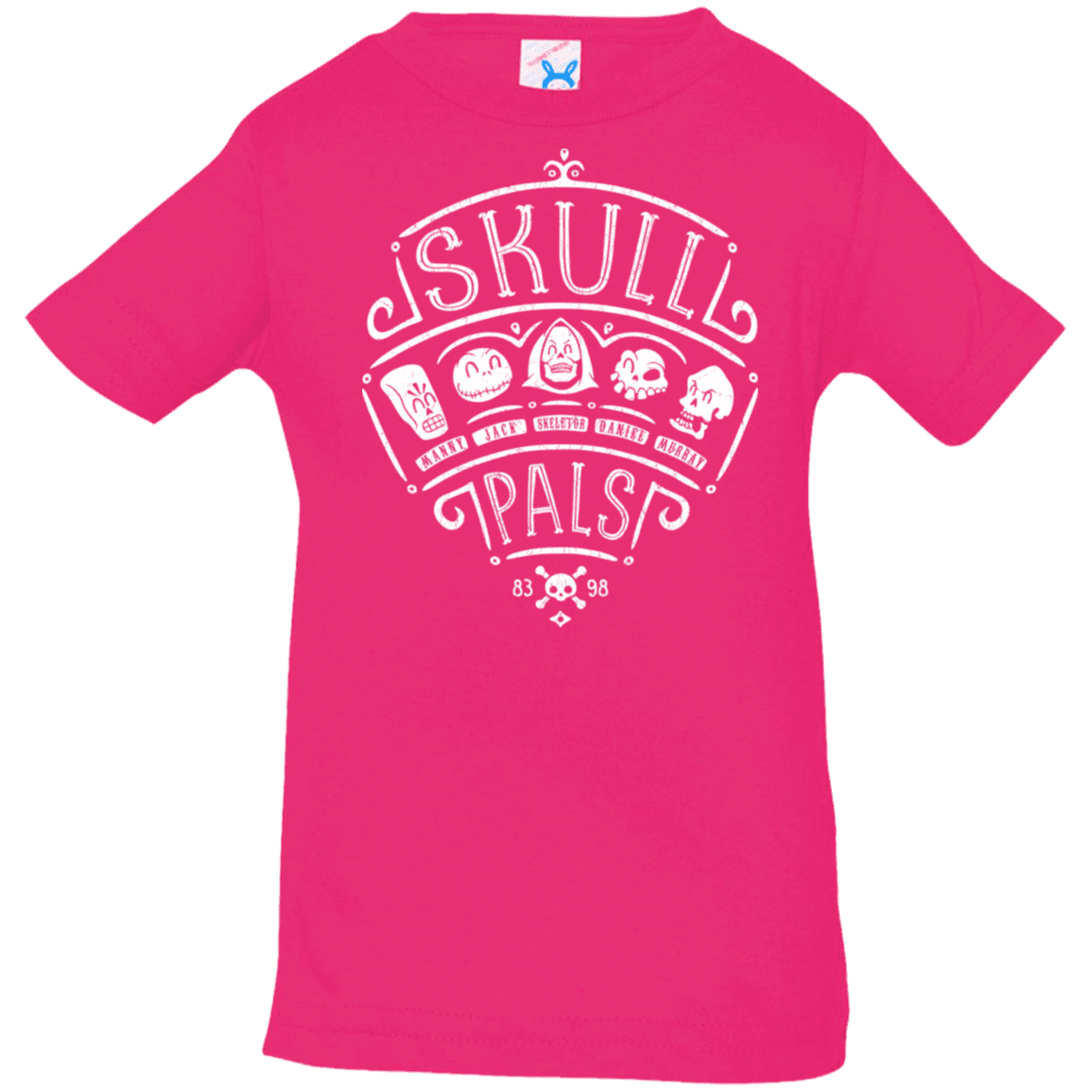 T-Shirts Hot Pink / 6 Months Skull Pals Infant Premium T-Shirt