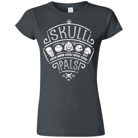 T-Shirts Charcoal / S Skull Pals Junior Slimmer-Fit T-Shirt