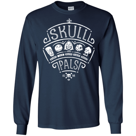 T-Shirts Navy / S Skull Pals Men's Long Sleeve T-Shirt