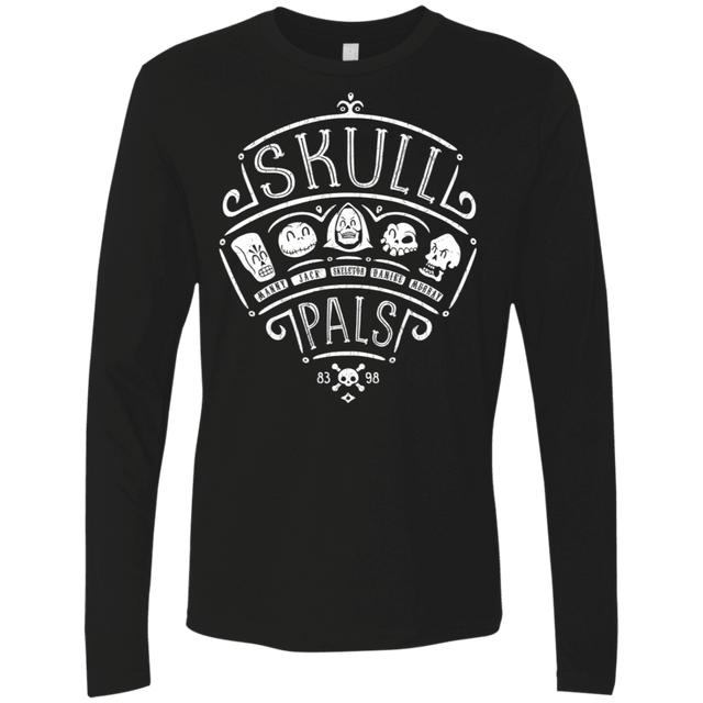 T-Shirts Black / S Skull Pals Men's Premium Long Sleeve