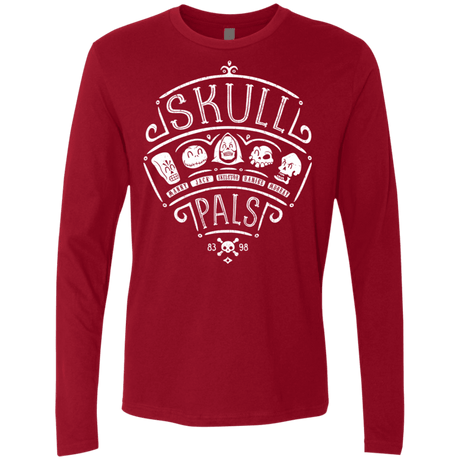 T-Shirts Cardinal / S Skull Pals Men's Premium Long Sleeve