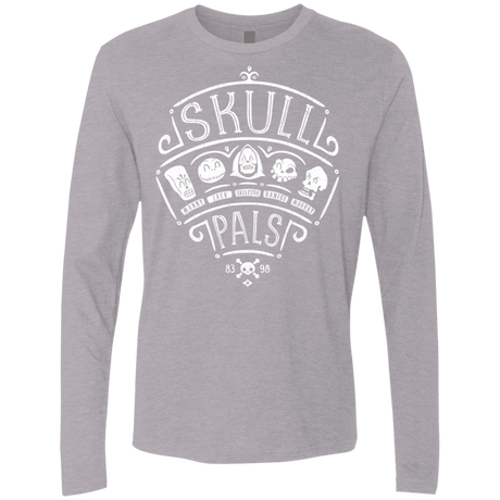T-Shirts Heather Grey / S Skull Pals Men's Premium Long Sleeve
