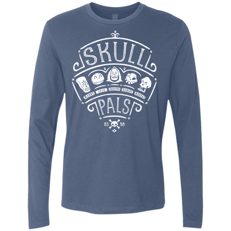 T-Shirts Indigo / S Skull Pals Men's Premium Long Sleeve