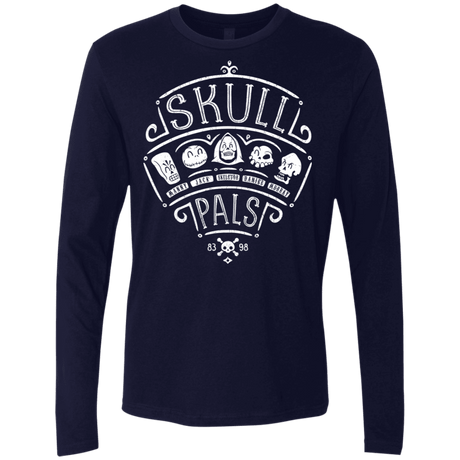 T-Shirts Midnight Navy / S Skull Pals Men's Premium Long Sleeve