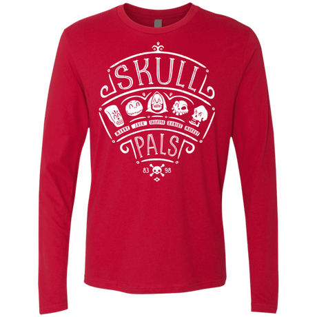 T-Shirts Red / S Skull Pals Men's Premium Long Sleeve