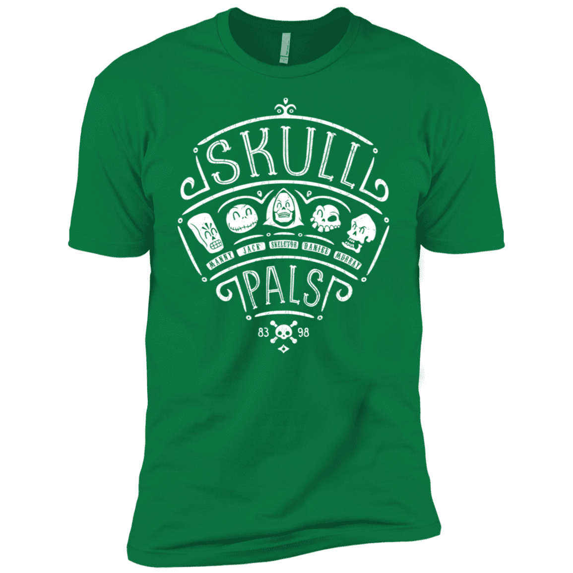 T-Shirts Kelly Green / X-Small Skull Pals Men's Premium T-Shirt