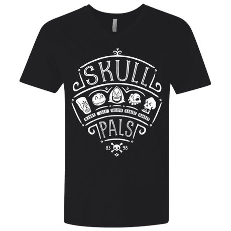 T-Shirts Black / X-Small Skull Pals Men's Premium V-Neck