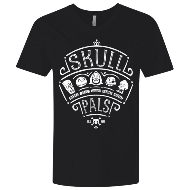 T-Shirts Black / X-Small Skull Pals Men's Premium V-Neck