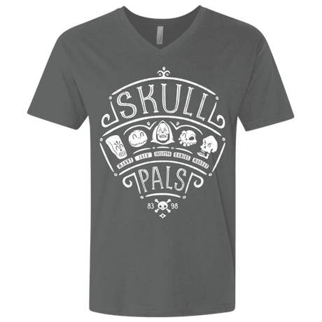T-Shirts Heavy Metal / X-Small Skull Pals Men's Premium V-Neck