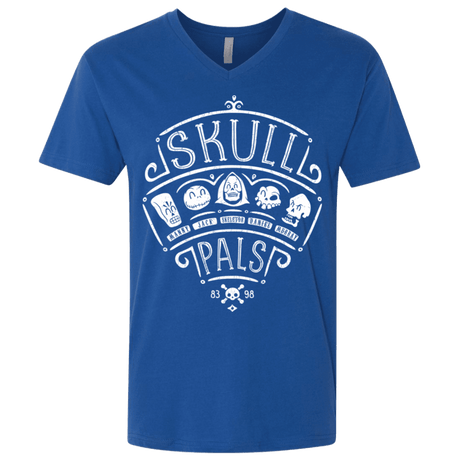 T-Shirts Royal / X-Small Skull Pals Men's Premium V-Neck