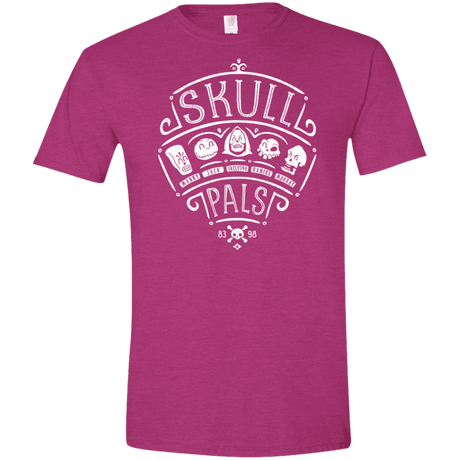 T-Shirts Antique Heliconia / S Skull Pals Men's Semi-Fitted Softstyle