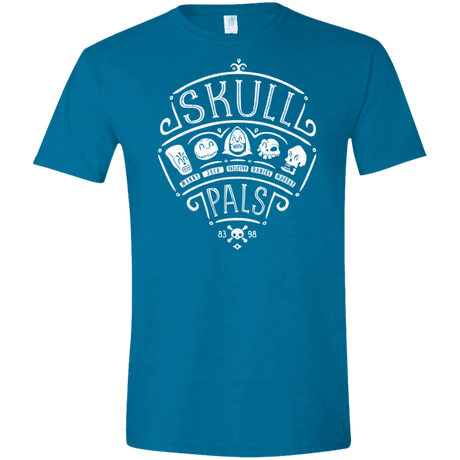T-Shirts Antique Sapphire / S Skull Pals Men's Semi-Fitted Softstyle