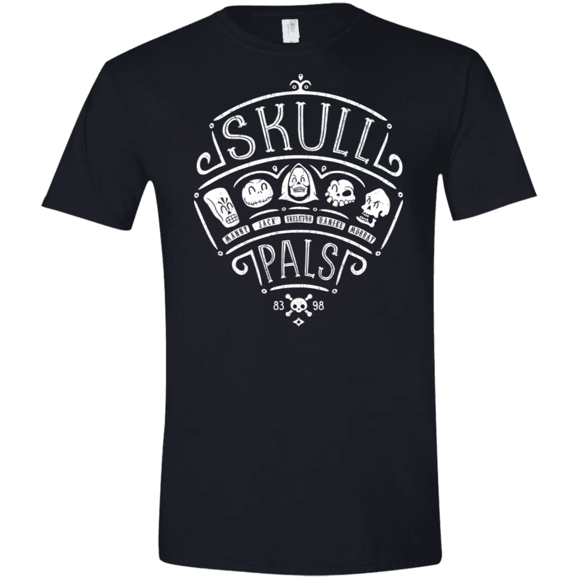 T-Shirts Black / X-Small Skull Pals Men's Semi-Fitted Softstyle