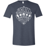 T-Shirts Heather Navy / S Skull Pals Men's Semi-Fitted Softstyle
