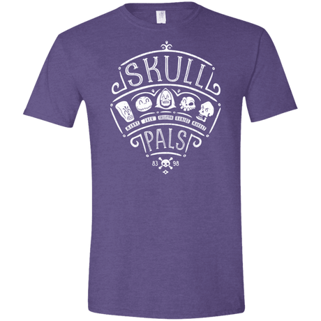 T-Shirts Heather Purple / S Skull Pals Men's Semi-Fitted Softstyle
