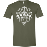 T-Shirts Military Green / S Skull Pals Men's Semi-Fitted Softstyle