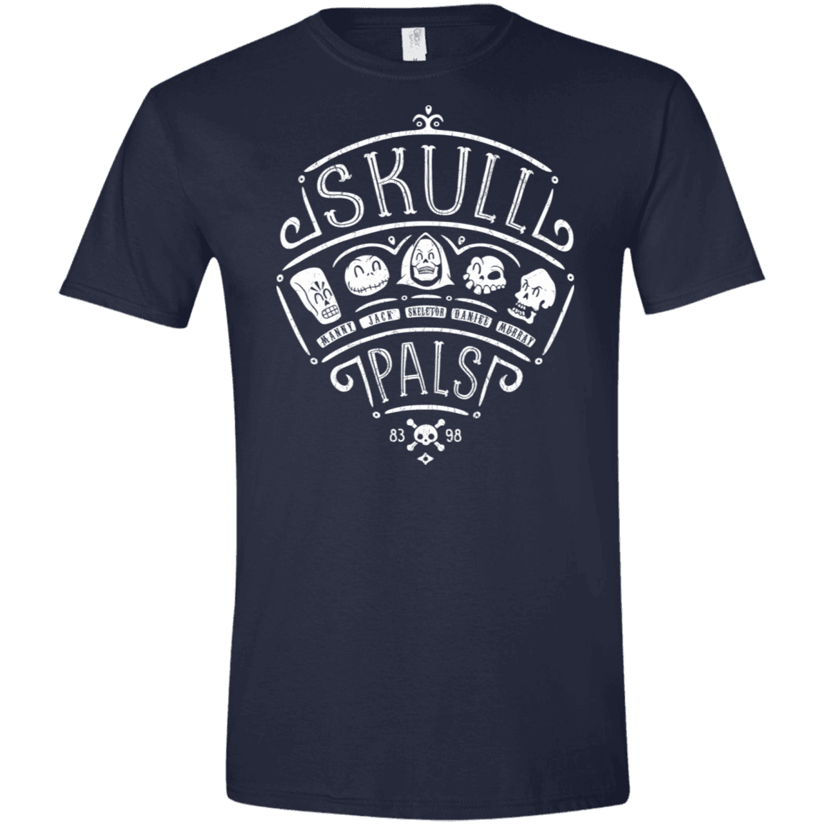 T-Shirts Navy / X-Small Skull Pals Men's Semi-Fitted Softstyle