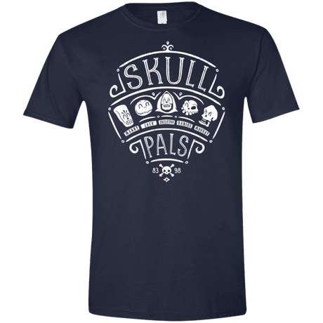 T-Shirts Navy / X-Small Skull Pals Men's Semi-Fitted Softstyle