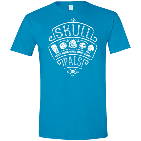 T-Shirts Sapphire / S Skull Pals Men's Semi-Fitted Softstyle