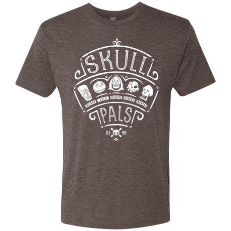 T-Shirts Macchiato / S Skull Pals Men's Triblend T-Shirt