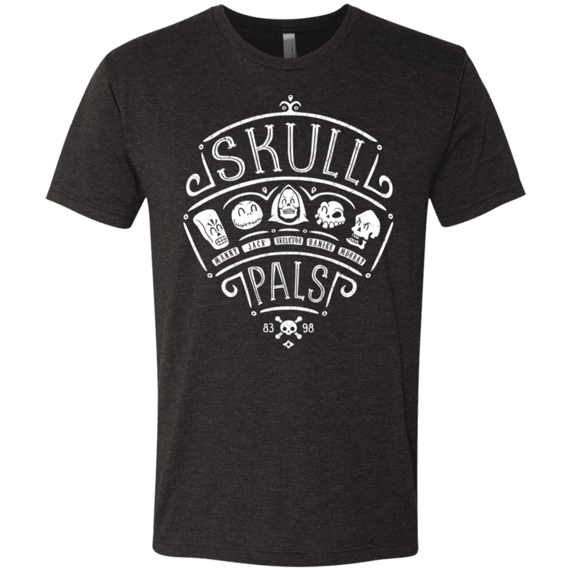 T-Shirts Vintage Black / S Skull Pals Men's Triblend T-Shirt