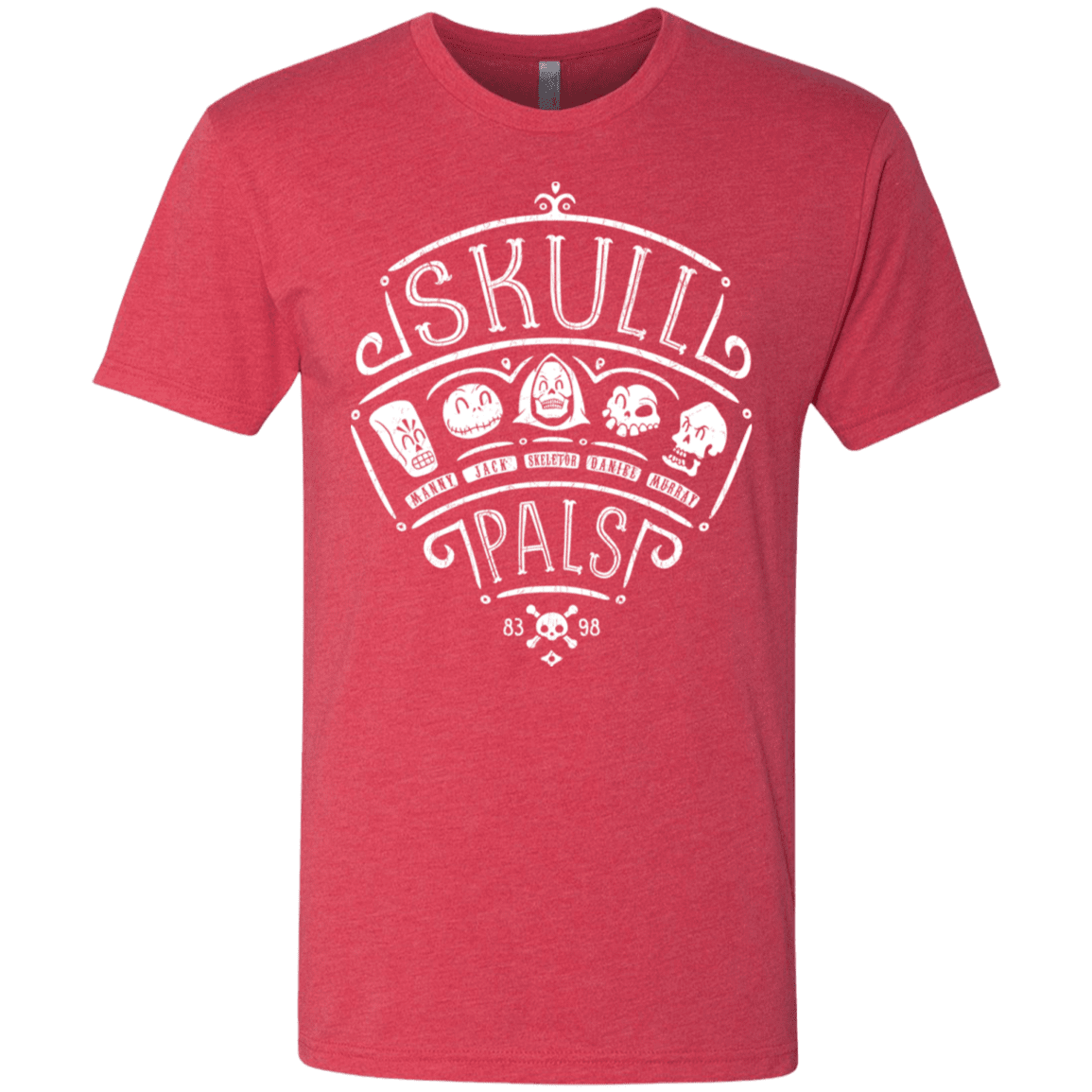 T-Shirts Vintage Red / S Skull Pals Men's Triblend T-Shirt